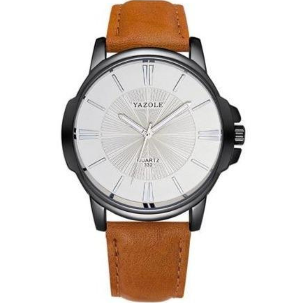 Relógio Timeless Elegance Brown White - YAZOLE