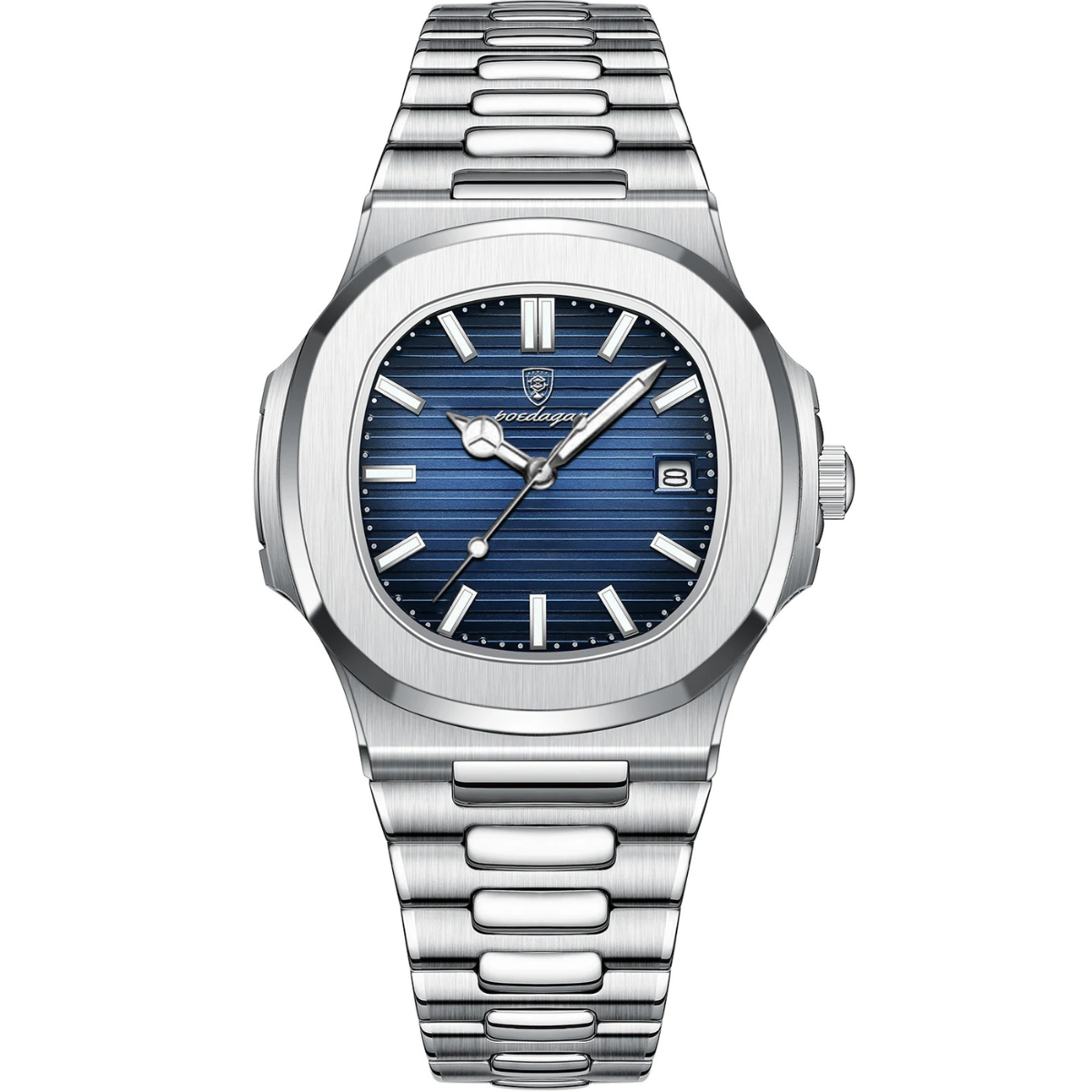 Relógio Sophisticated Silver Blue - POEDAGAR