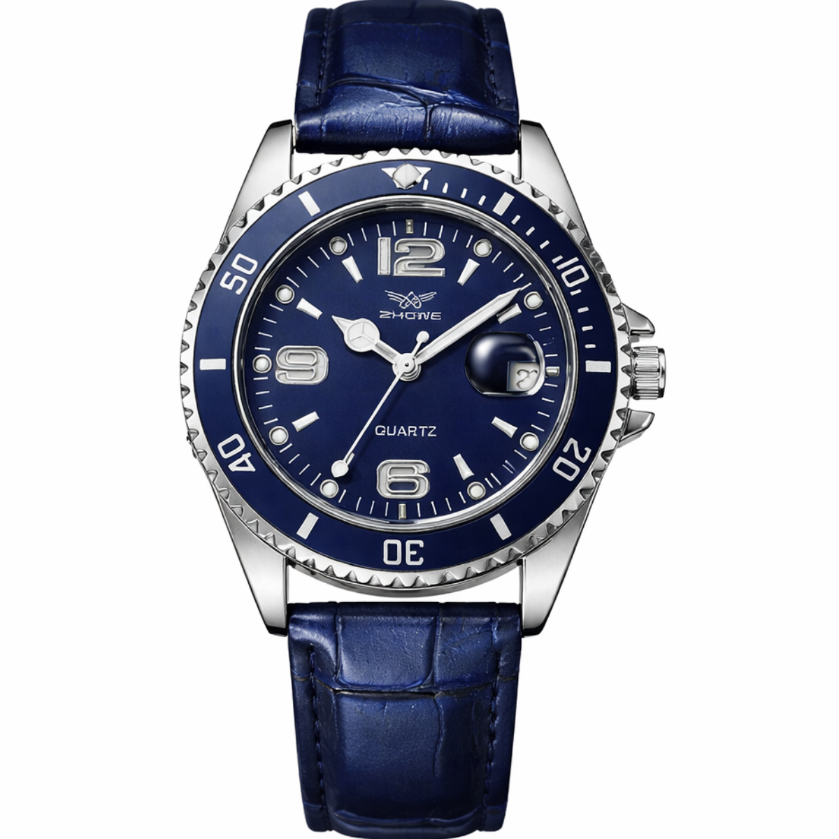 Relógio Classic Design Blue - ZHOWE