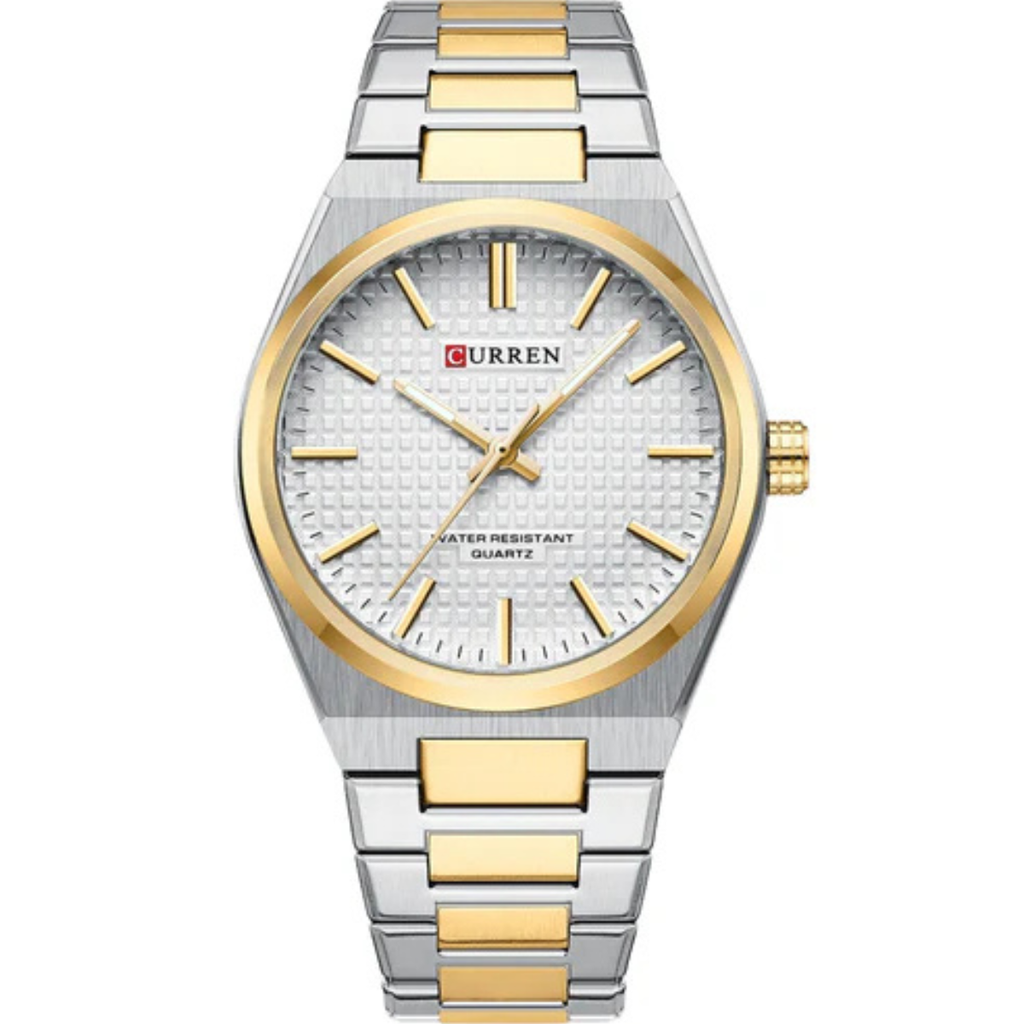 Relógio Sophisticated Luxury Gold Sliver - CURREN