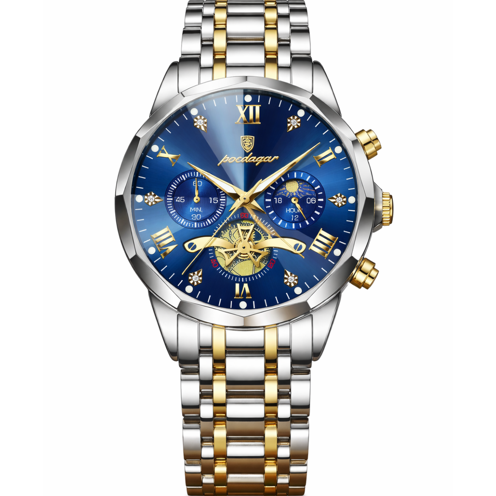Relógio Robust Refined Silver Blue - POEDAGAR