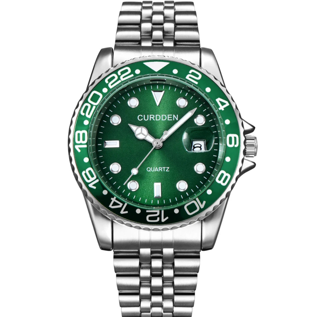Relógio Classic Refined Silver Green - CURDDEN