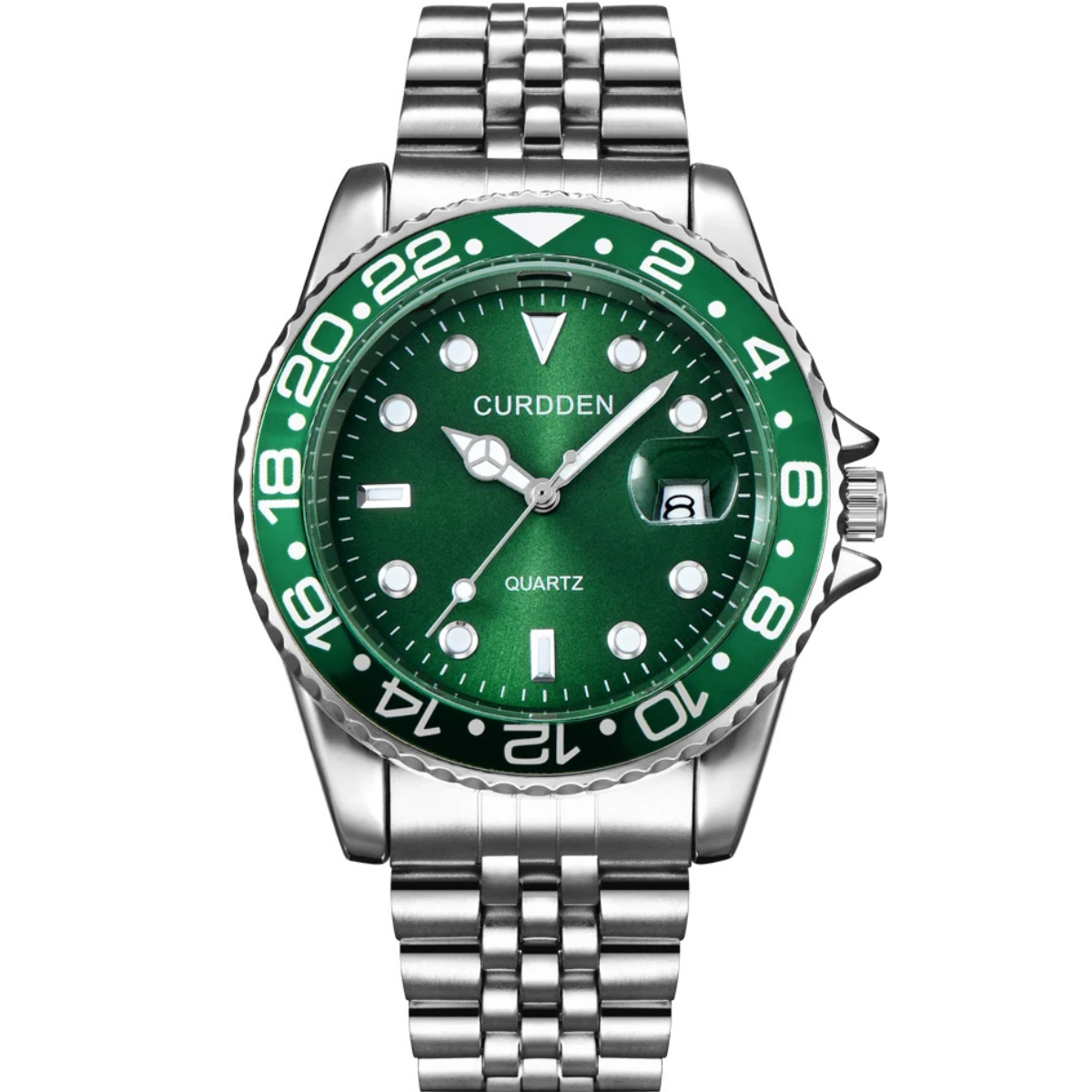 Relógio Classic Refined Silver Green - CURDDEN