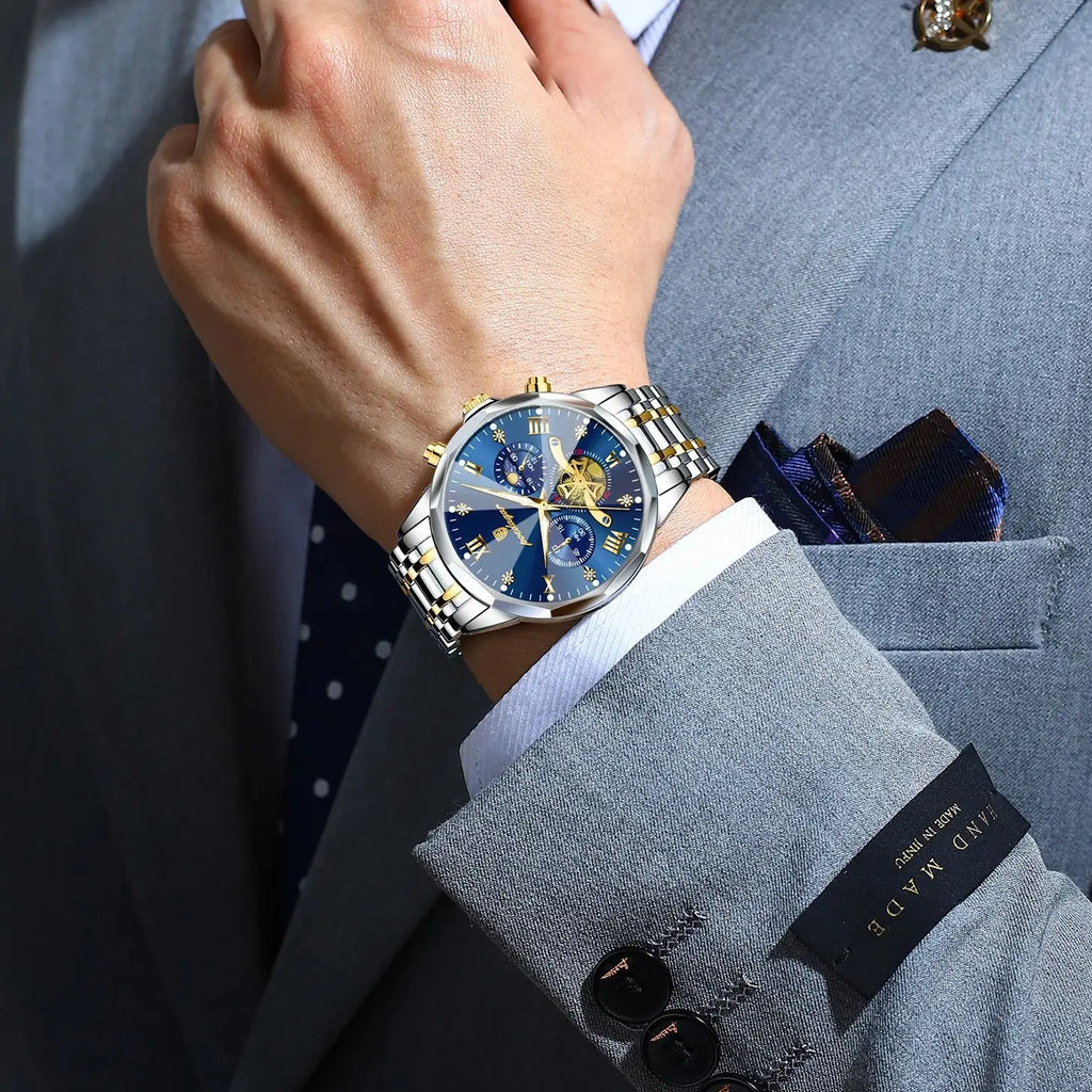 Relógio Robust Refined Silver Blue - POEDAGAR