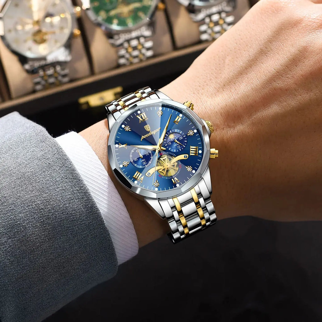 Relógio Robust Refined Silver Blue - POEDAGAR