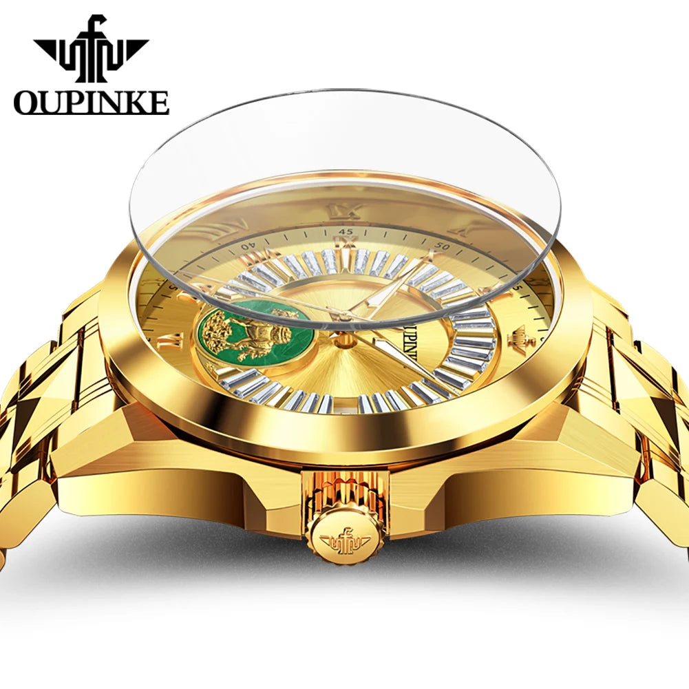 Relógio Luxury Robust Presence Gold - OUPINKE