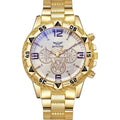 Relógio Robust Presence Gold White - ZHOWE