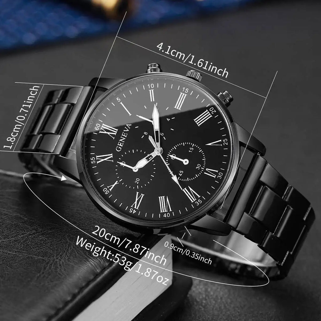 Relógio Luxury Black - GENEVA