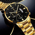 Relógio Refined Design Gold Black - GENEVA