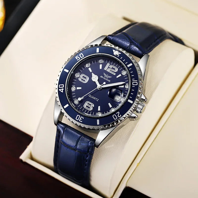 Relógio Classic Design Blue - ZHOWE