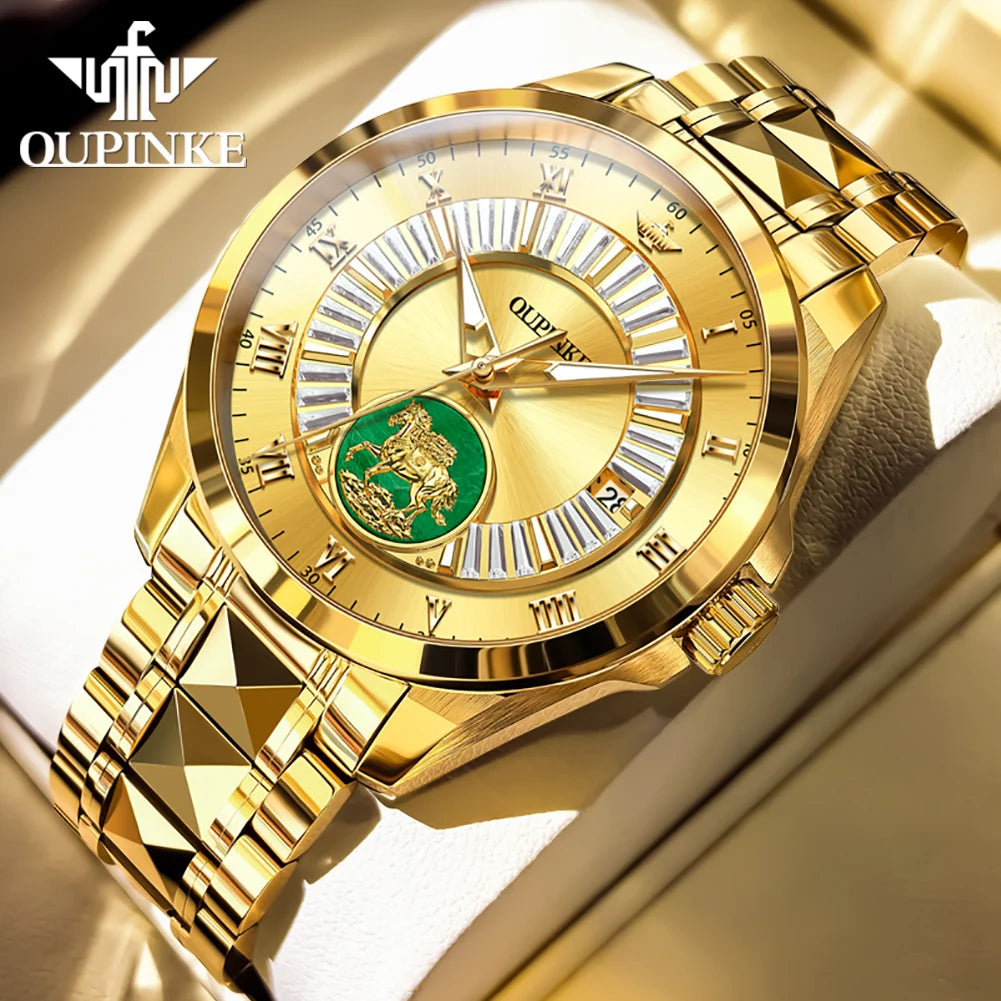 Relógio Luxury Robust Presence Gold - OUPINKE