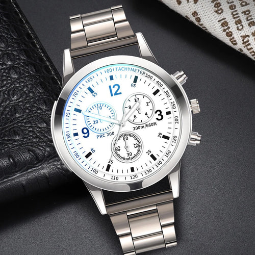 Relógio Classic Design Silver White - VOLAKO