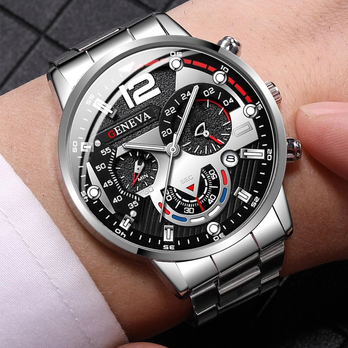 Relógio Classic Robust Silver - GENEVA