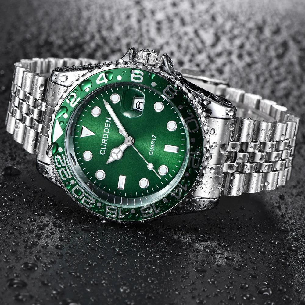 Relógio Classic Refined Silver Green - CURDDEN